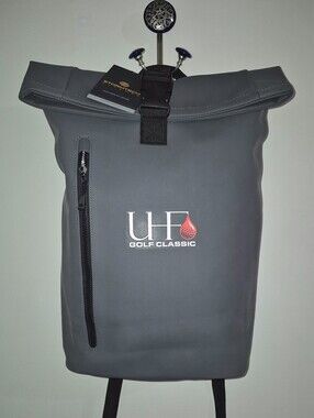 New UHF Golf Classic Stormtech Sargasso 28L Graphite Rolltop Backpack Waterproof